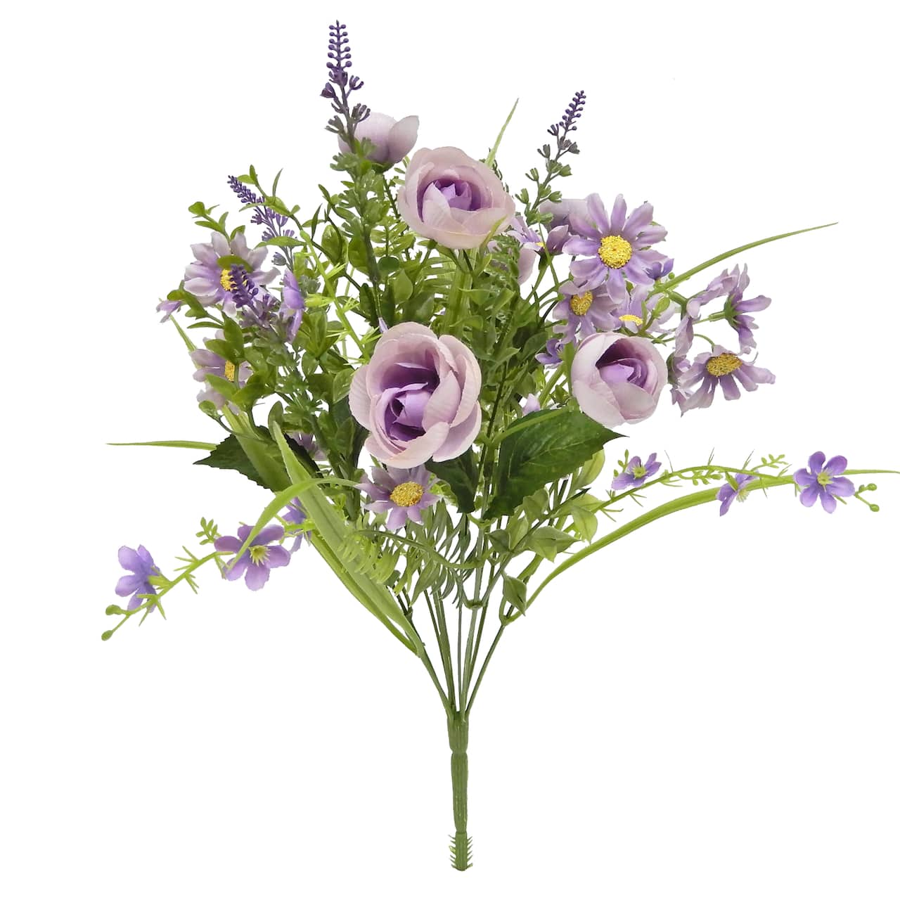 18" Mini Ranunculus Mix Deluxe Bush by Ashland®